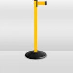 value-serier-yellow-stanchion-barrier-YW